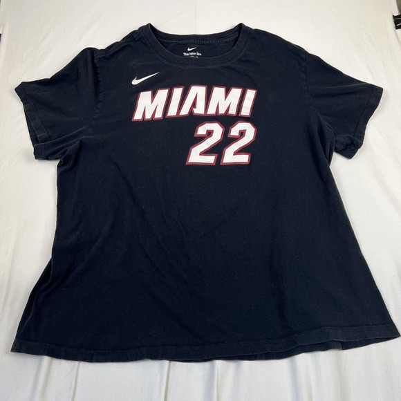 Nike Other - Nike Miami Heat Jimmy Butler 22 NBA T-Shirt Mens XXL Black Short Sleeve Tee